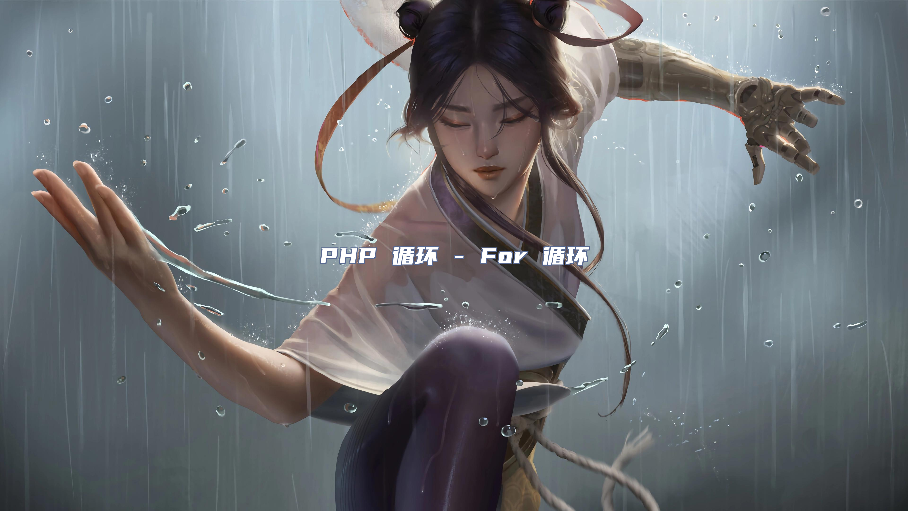 PHP 循环 - For 循环